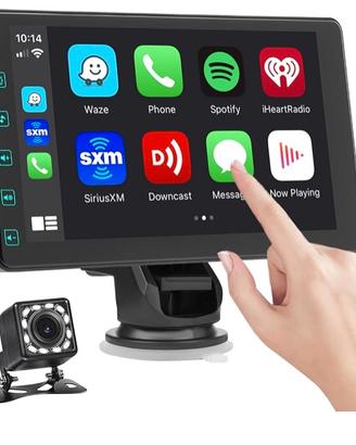 AUTORADIO 7’’ WIRELESS CARPLAY CAMERA