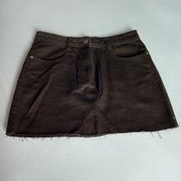 Minigonna jeans nero