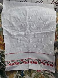 Asciugapiatti in spugna ricamabile