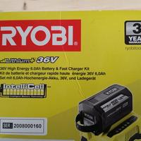 kit energia Ryobi batteria + caricabatteria