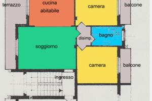 METRO C- QUADRILOCALE con SPESE COMPRESE