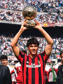 Fotografia Milan Van Basten pallone d'oro 1988