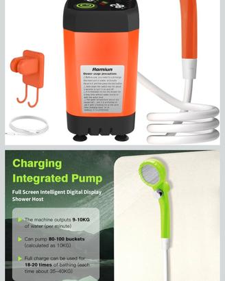 Pompa per Doccia da Campeggio Kit Doccia Esterna p