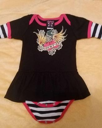 Body bimba bebè Lucky 13 rock n'roll rockabilly oi