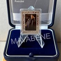 ITALIA 2024 GIACOMO PUCCINI MONETA 5 EURO ARGENTO