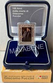 ITALIA 2024 GIACOMO PUCCINI MONETA 5 EURO ARGENTO