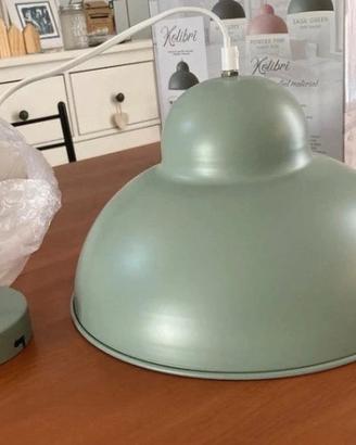 Lampadario a sospensione in acciaio Le roy Merlin