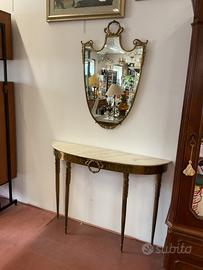 Console marmo e specchio
