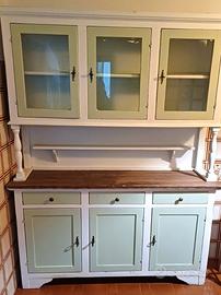 Credenza vintage con alzata – stile rusti