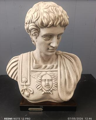 Busto Imperatore romano E. Tasca vintage