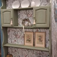 piattaia libreria verde salvia