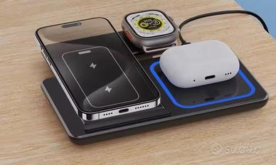 Dock station wireless  per iphone e samsung