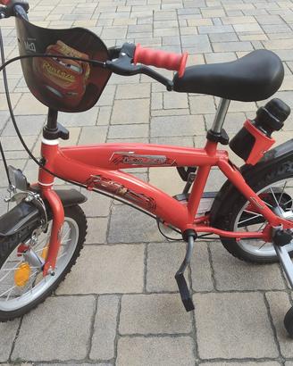 bicicletta cars r14 bambino