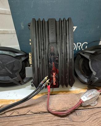 Amplificatore e casse SONY 2CH 500W