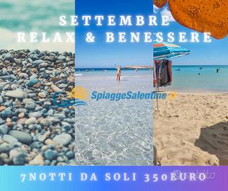 SETTEMBRE tra RELAX & BENESSERE.la Vostra vacanza