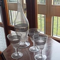 Set 3 calici + decanter