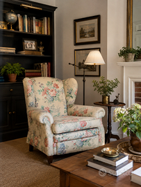 Poltrona Bergère Floreale – Stile Shabby