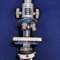 Microscopio Vintage Pan Ludo 200x-450x-900x