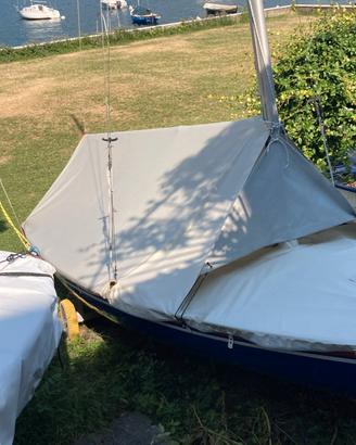 barca a vela in legno, cantieri colombo menaggio, 