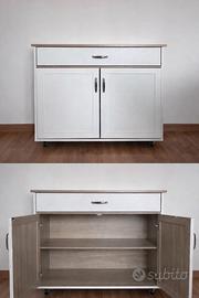 Mobiletto dispensa cucina con ruote
