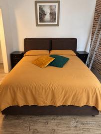 LETTO MATRIMONIALE CONTENITORE + MATERASSO itay