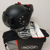 Casco Roof boxer v8 full black taglia sx/54,