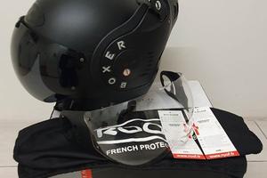 Casco Roof boxer v8 full black taglia sx/54,