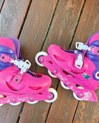 Pattini a rotelle bambina tg. 34-36