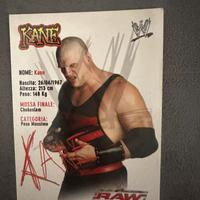 Kane wwe card
