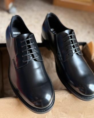 Hugo Boss - Scarpe Dressletic Derby Pelle Nere