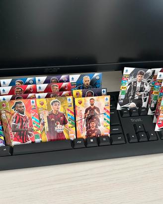 Carte Panini calciatori firmate