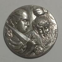 Medaglia celebrativa in argento 925