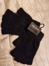 Guanti senza dita neri, nuovi