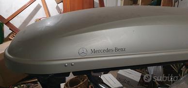 Portapacchi + box tetto originale Mercedes benz