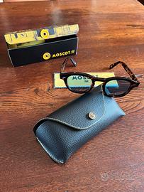 Occhiali da Sole Moscot Tartarugati lenti Blu