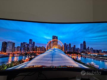 Samsung Odyssey G5 34" Curvo + Braccio Monitor