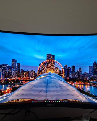 Samsung Odyssey G5 34" Curvo + Braccio Monitor