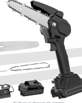 Mini Motosega a Batteria da 6 Pollici