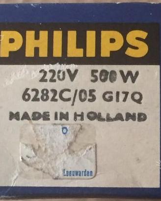 Lampadina per proiezione 220v 500w 6282c/05 g17q