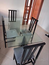 TAVOLO IN CRISTALLO ZAFFIRO DI CONNUBIA