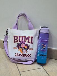 borsa con borraccia Rumi kpop demon hunters huntri