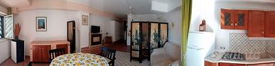 Monolocale in villa con angolo cottura e bagno