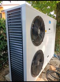 pompa di calore aria acqua per riscaldamento domes