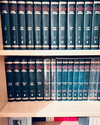 Enciclop rizzoli Larousse 30 volumi vintage arreda
