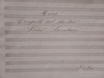 spartiti 1800 pianoforte,organo,voce