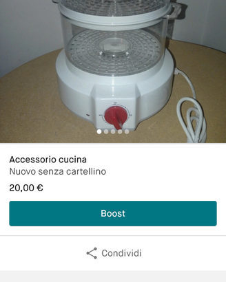 Vaporiera nuova