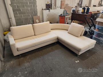 DIVANO ANGOLO TESSUTO SFODERABILE 