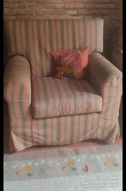 coppia poltrone classiche righe 