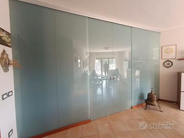 Parete divisoria in vetro