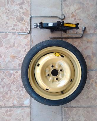 Ruotino TOYOTA Yaris completo più altri accessori